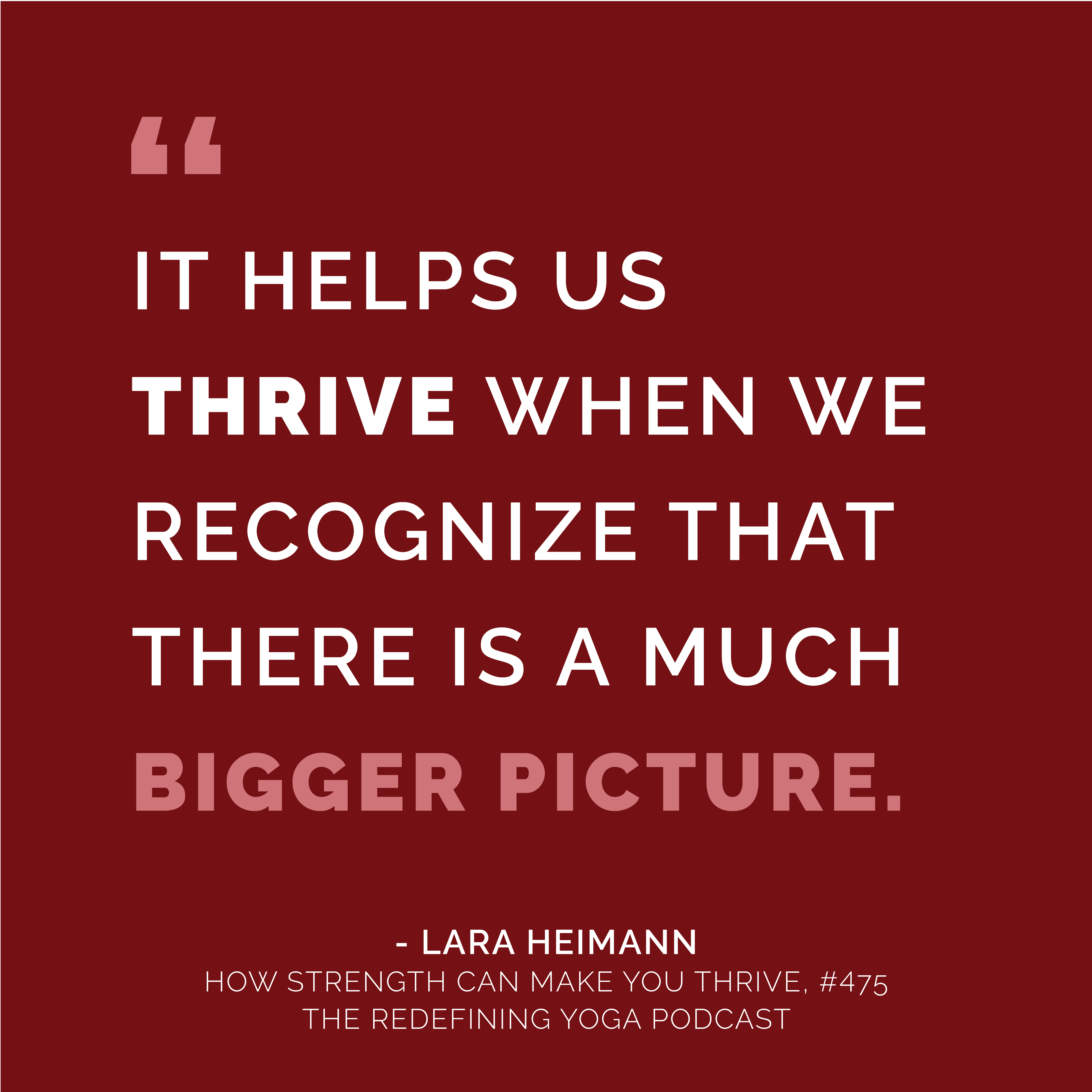 475. How Strength Can Make You Thrive