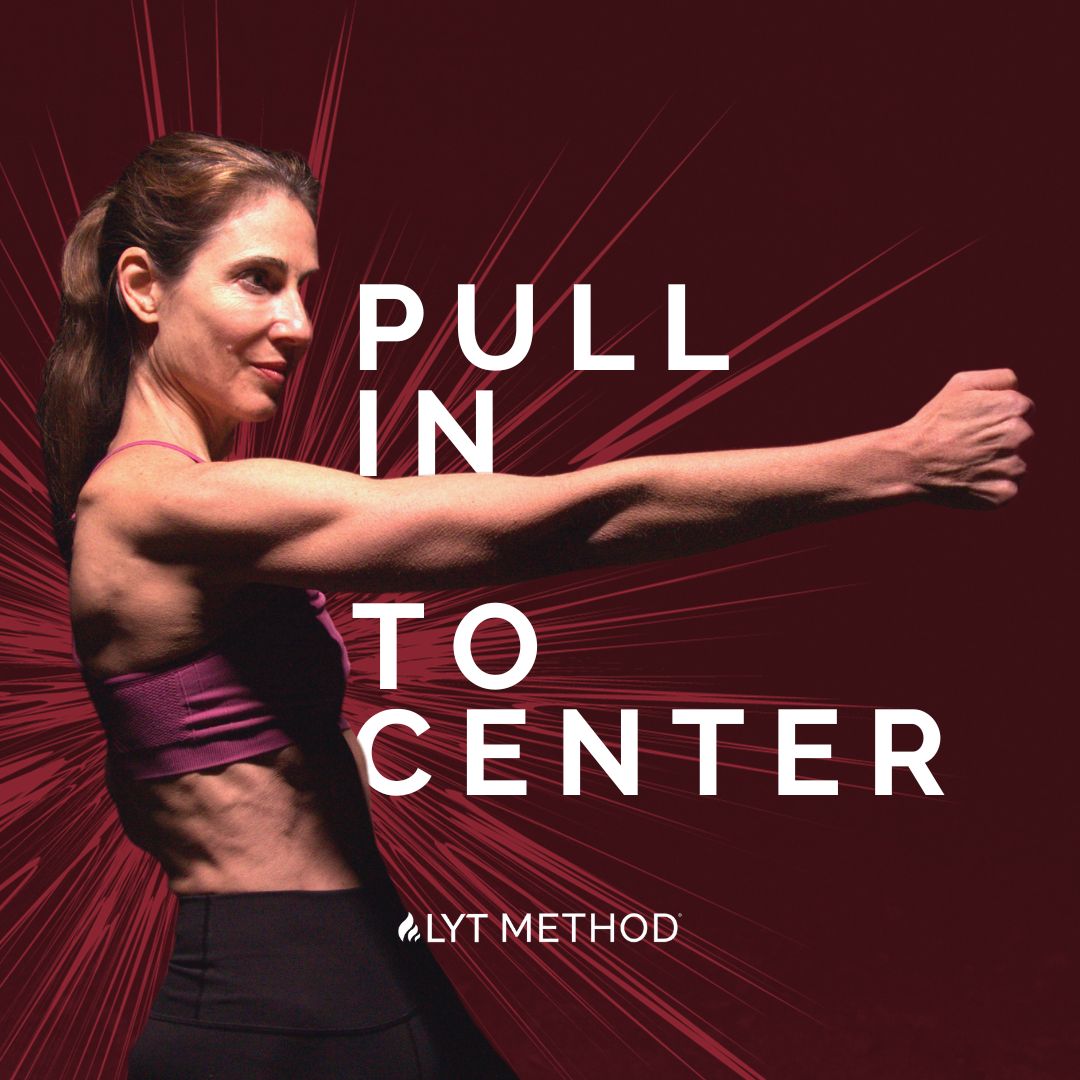 Pull into Center BUT Open Your Rib Cage First