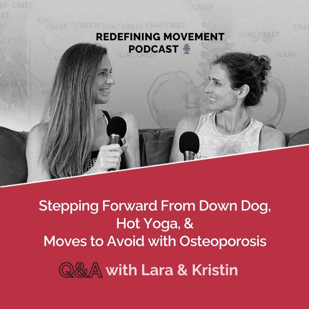 718. Wednesday Q&A: Stepping Forward From Downdog, Hot Yoga, & Moves to Avoid with Osteoporosis